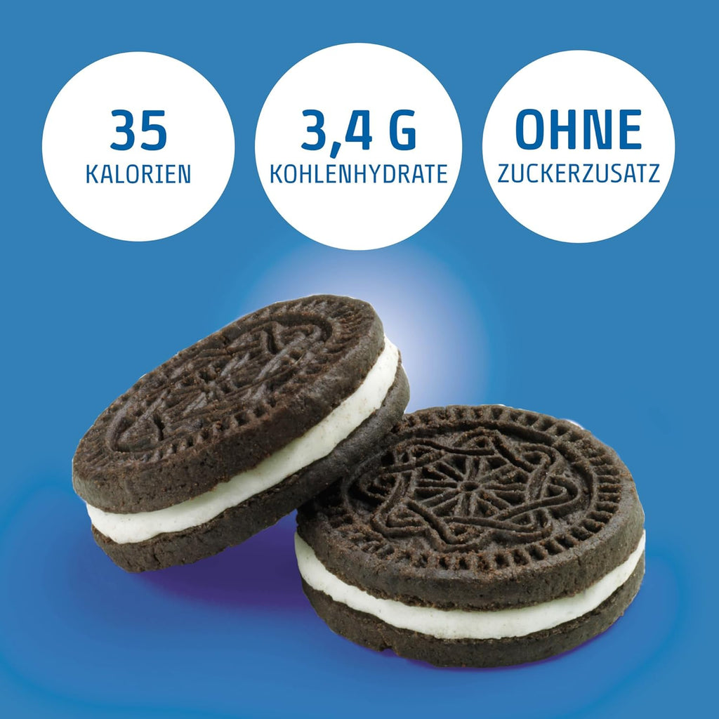 EASIS Kakaokekse Ohne Zuckerzusatz mit Vanillecreme-Füllung, Süßigkeiten für Unterwegs, Lecker Snacks, Knuspriger Doppelkeks ohne zucker, Einzeln Verpackte Kekse 12x(4x4) (192st)